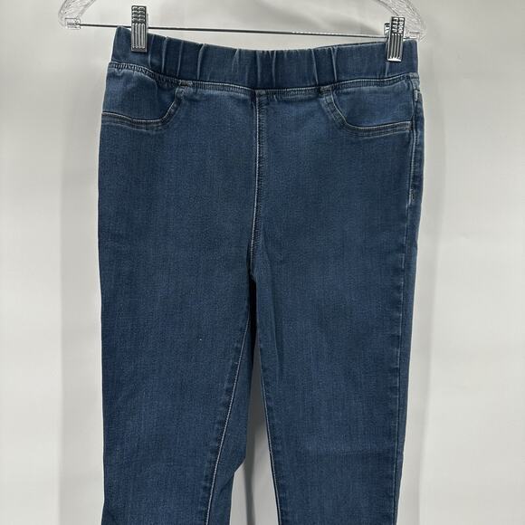 Madewell Jeans Womens 27 Blue Pull on Jean Elastic Waist Skinny Stretch - Picture 4 of 15